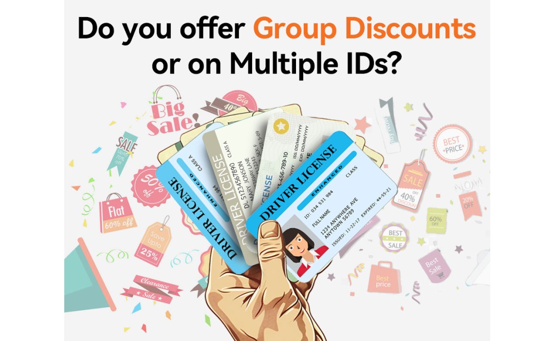 Do you offer Group Discounts or on Multiple IDs? Do you offer Group Discounts or on Multiple IDs?