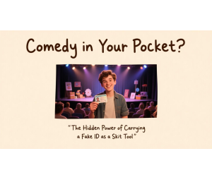 Comedy in Your Pocket: The Hidden Power of Carrying a Fake ID as a Skit Tool