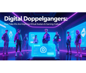 Digital Doppelgängers: How Fake IDs Are Inspiring Virtual Avatars & Gaming Culture