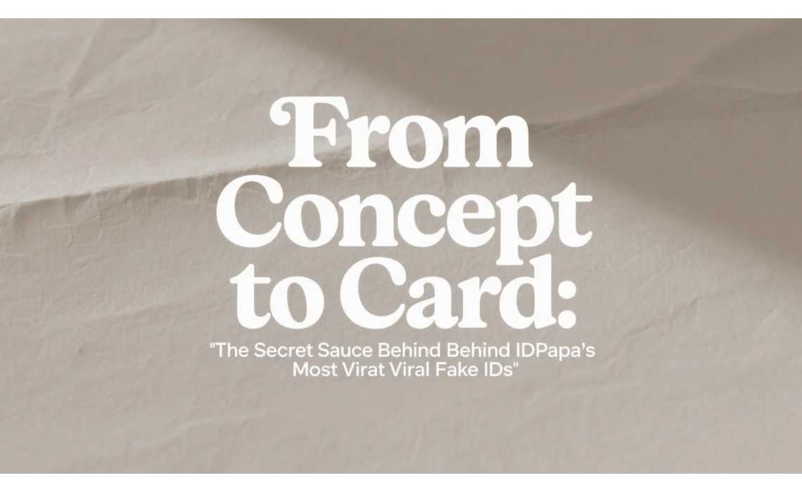 From Concept to Card: The Secret Sauce Behind IDPapa’s Most Viral Fake IDs From Concept to Card: The Secret Sauce Behind IDPapa’s Most Viral Fake IDs