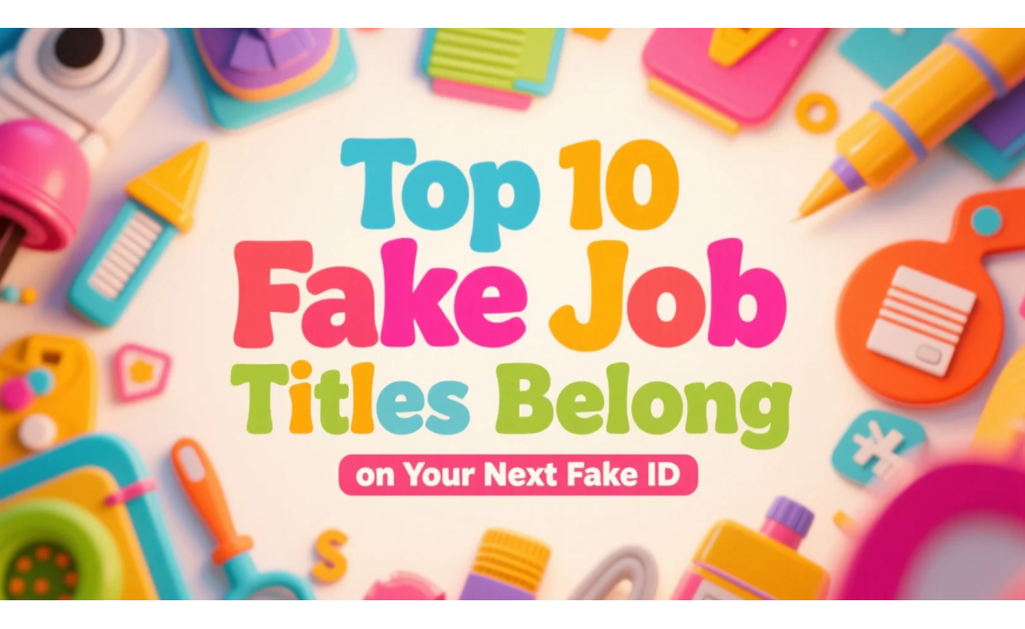 Top 10 Fake Job Titles That Belong on Your Next Fake ID Top 10 Fake Job Titles That Belong on Your Next Fake ID