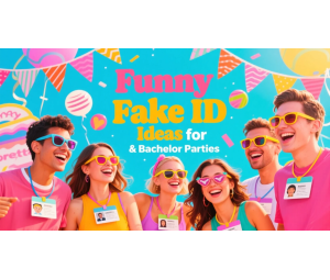 Funny Fake ID Ideas for Bachelorette & Bachelor Parties