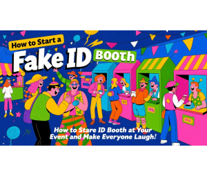 How to Start a Fake ID Booth at Your Next Event and Make Everyone Laugh