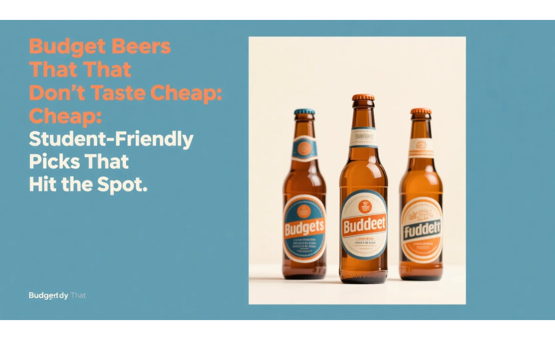 Budget Beers That Don’t Taste Cheap: Student-Friendly Picks That Hit the Spot Budget Beers That Don’t Taste Cheap: Student-Friendly Picks That Hit the Spot