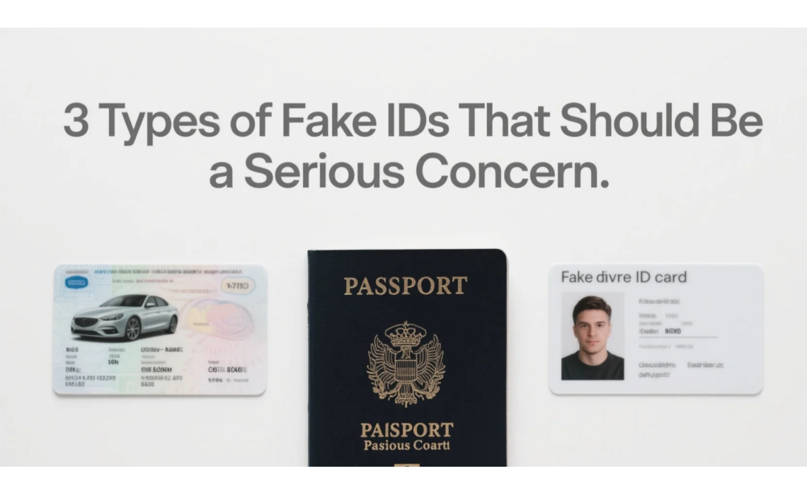 3 Types of Fake IDs That Should Be a Serious Concern. 3 Types of Fake IDs That Should Be a Serious Concern.