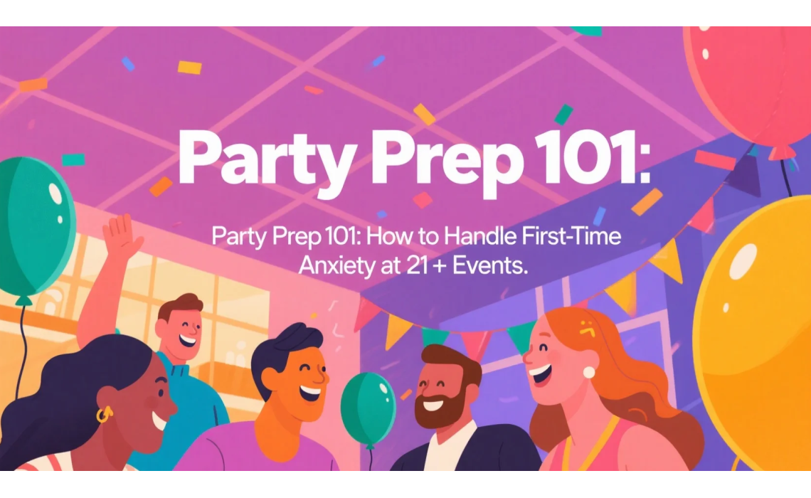 Party Prep 101: How to Handle First-Time Anxiety at 21+ Events Party Prep 101: How to Handle First-Time Anxiety at 21+ Events