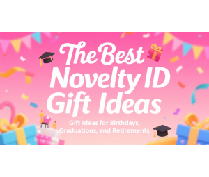 The Best Novelty ID Gift Ideas for Birthdays, Graduations, and Retirements The Best Novelty ID Gift Ideas for Birthdays, Graduations, and Retirements