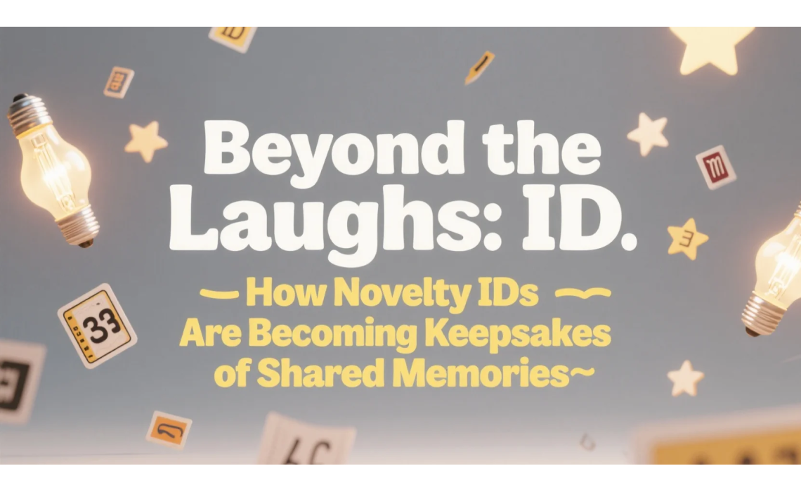 Beyond the Laughs: How Novelty IDs Are Becoming Keepsakes of Shared Memories Beyond the Laughs: How Novelty IDs Are Becoming Keepsakes of Shared Memories