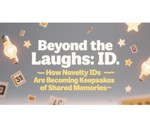 Beyond the Laughs: How Novelty IDs Are Becoming Keepsakes of Shared Memories Beyond the Laughs: How Novelty IDs Are Becoming Keepsakes of Shared Memories