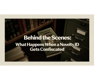 Behind the Scenes: What Happens When a Novelty ID Gets Confiscated