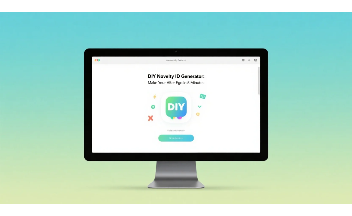 DIY Novelty ID Generator: Make Your Alter Ego in 5 Minutes DIY Novelty ID Generator: Make Your Alter Ego in 5 Minutes
