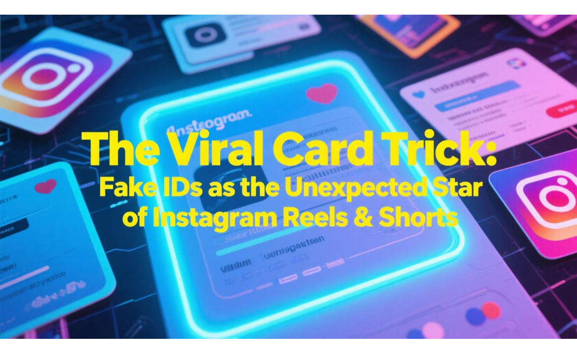 The Viral Card Trick: Fake IDs as the Unexpected Star of Instagram Reels & Shorts The Viral Card Trick: Fake IDs as the Unexpected Star of Instagram Reels & Shorts
