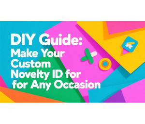 DIY Guide: Make Your Custom Novelty ID for Any Occasion
