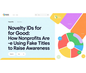 Novelty IDs for Good: How Nonprofits Are Using Fake Titles to Raise Awareness Novelty IDs for Good: How Nonprofits Are Using Fake Titles to Raise Awareness