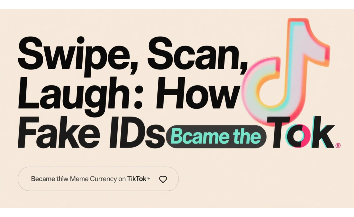 Swipe, Scan, Laugh: How Fake IDs Became the New Meme Currency on TikTok Swipe, Scan, Laugh: How Fake IDs Became the New Meme Currency on TikTok
