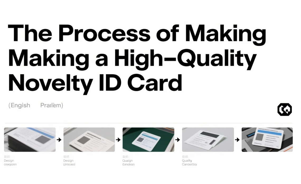 The Process of Making a High-Quality Novelty ID Card The Process of Making a High-Quality Novelty ID Card