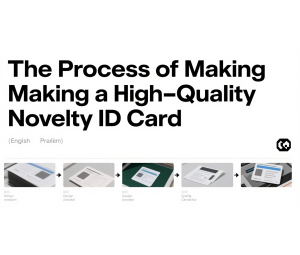 The Process of Making a High-Quality Novelty ID Card The Process of Making a High-Quality Novelty ID Card