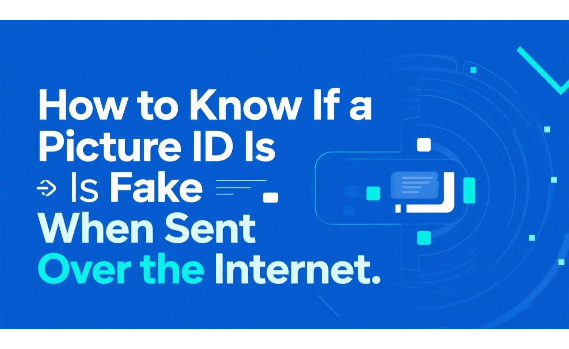 How to Know If a Picture ID Is Fake When Sent Over the Internet How to Know If a Picture ID Is Fake When Sent Over the Internet