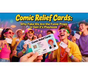 Comic Relief Cards: Why Fake IDs Are the Funniest Props in Gen Z’s Playbook