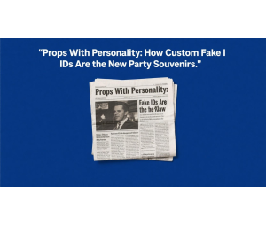 Props With Personality: How Custom Fake IDs Are the New Party Souvenirs Props With Personality: How Custom Fake IDs Are the New Party Souvenirs