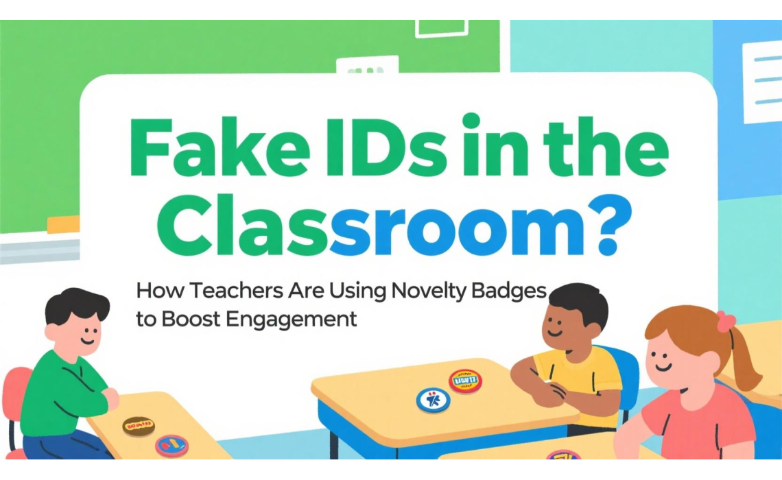 Fake IDs in the Classroom? How Teachers Are Using Novelty Badges to Boost Engagement Fake IDs in the Classroom? How Teachers Are Using Novelty Badges to Boost Engagement
