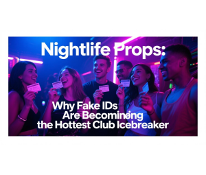 Nightlife Props: Why Fake IDs Are Becoming the Hottest Club Icebreaker Nightlife Props: Why Fake IDs Are Becoming the Hottest Club Icebreaker