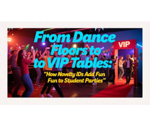 From Dance Floors to VIP Tables: How Novelty IDs Add Fun to Student Parties
