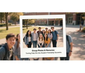 Group Photos & Memories: Turning Fake IDs Into Student Friendship Souvenirs Group Photos & Memories: Turning Fake IDs Into Student Friendship Souvenirs