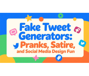 Fake Tweet Generators: Pranks, Satire, and Social Media Design Fun