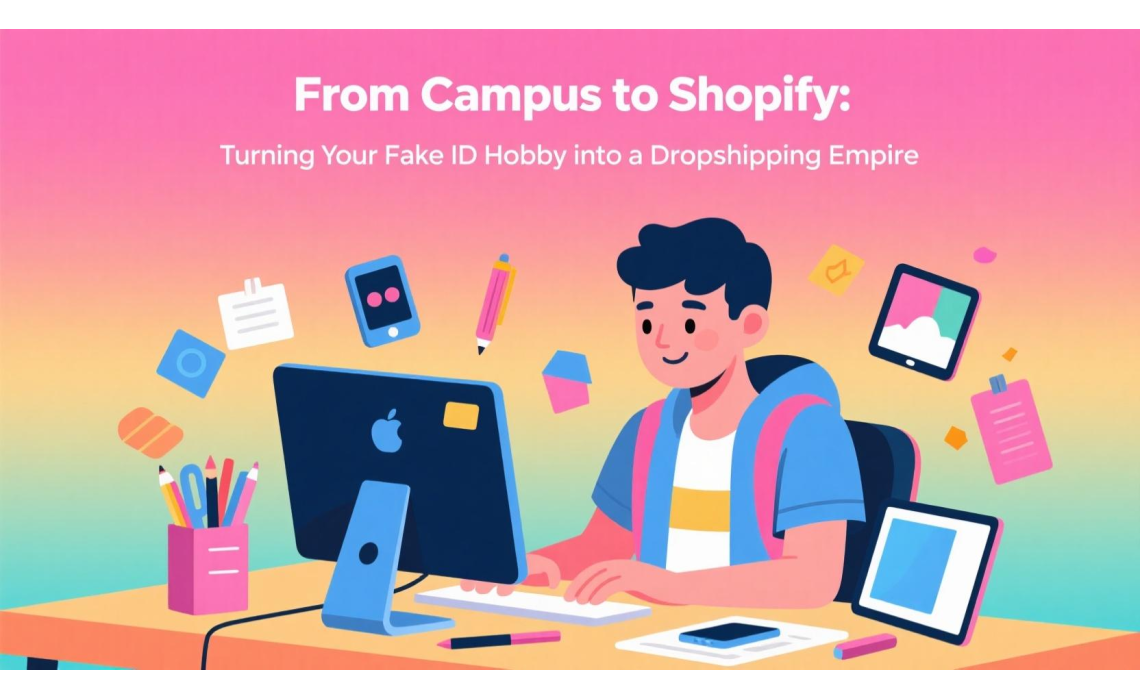From Campus to Shopify: Turning Your Fake ID Hobby into a Dropshipping Empire From Campus to Shopify: Turning Your Fake ID Hobby into a Dropshipping Empire