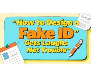How to Design a Fake ID That Actually Gets Laughs Not Trouble